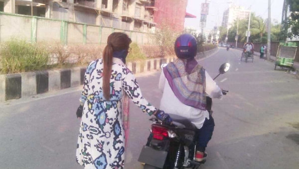 Take motorcycle, bike, scooter driving training by female trainers. Lady Scooter Driving Training Center mirpur, Dhaka, Bangladesh