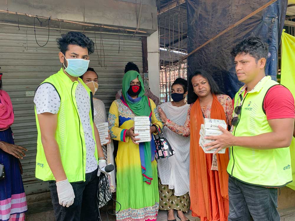Pathway has provided daily food assistance to 300 people a month for the Third Gender in the Lockdown. Pathway has provided daily food assistance to 300 people a month for the Third Gender in the Lockdown.